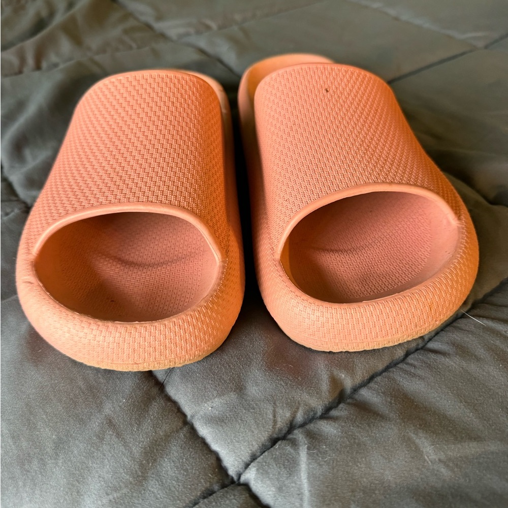 Salmon pink slides